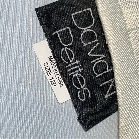 Classic Off White Linen Blend Skirt - Picture 5 of 6